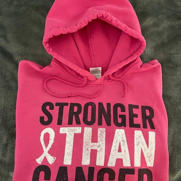#360 STRONGER THAN CANCER HOODIE! WEAR THIS LIKE A BADGE OF HONOR! - Picture 7 of 7